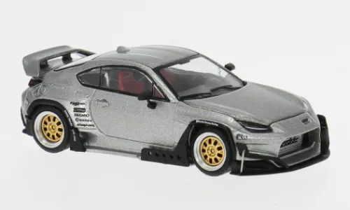Pop Race Toyota Pandem GR86, silber, 1:64, Outlet