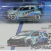 Pop Race Toyota Pandem GR Yaris, weiss/Dekor, 1:64, Best