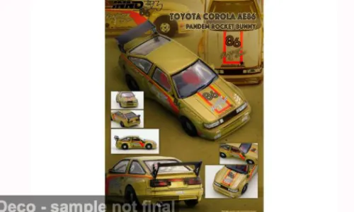 INNO64 Toyota Pandem Rocket Bunny AE86 Levin, gold, 1:64, Discount