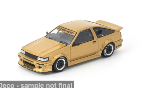 Pop Race Toyota RWB AE86, gold, 1:64, Sale