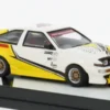 INNO64 Toyota Sprinter Trueno (AE86), gelb/weiss, 2024, 1:64, Hot