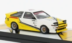 INNO64 Toyota Sprinter Trueno (AE86), gelb/weiss, 2024, 1:64, Hot
