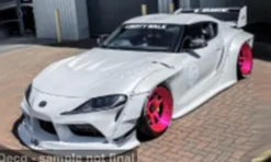 Solido Toyota Supra GR, weiss/pink, 2025, 1:18,