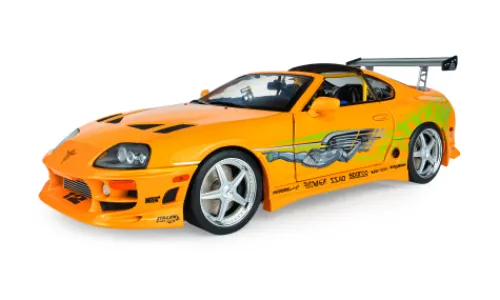 Solido Toyota Supra MK4 (A80), orange/hellgrün, 2001, Fast & Furious, 1:18, Best