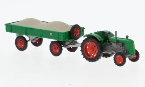 Mehlhose Traktor Famulus, grün, 1956, 1:87, New