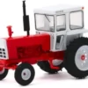 Greenlight Traktor mit geschlossener Kabine, rot/weiss, 1973, 1:64, Discount