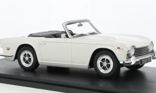 Cult Scale Models Triumph TR5 P.I., weiss, 1967, 1:18, New
