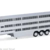 Herpa - Viehtransporterauflieger 3achs, silber/schwarz, 1:87, Online