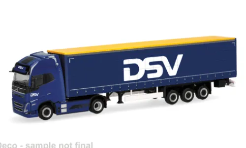 Herpa Volvo FH GL XL, 2020, DSV (DK), 1:87, Clearance