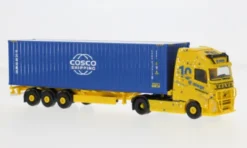 Herpa Volvo FH GL XL, gelb/blau, 2020, Acargo Meyer & Meyer / Cosco, 1:87, Best