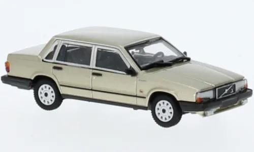Minichamps Volvo 740 GL, beige, 1986, 1:87, New