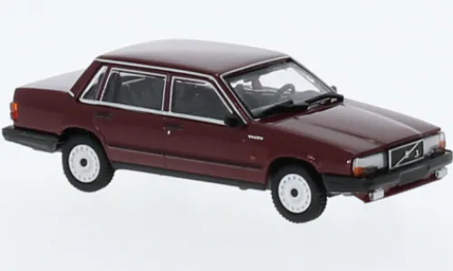 Minichamps Volvo 740 GL, dunkelrot, 1986, 1:87, New