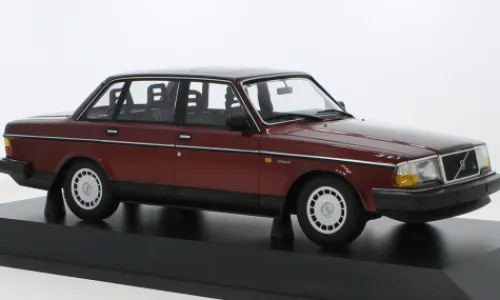 Minichamps Volvo 240 GL, dunkelrot, 1986, 1:18, New