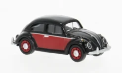 Schuco VW Beetle, schwarz/rot, 1:87, Best