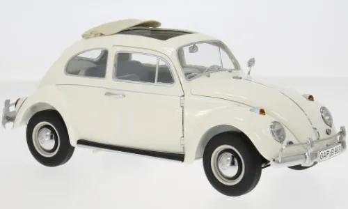 Schuco VW Beetle, weiss, 1963, 1:18, New