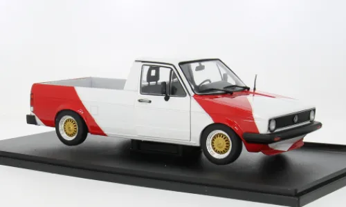 Solido VW Caddy MK I, weiss/rot, 1:18, Discount