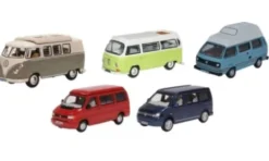 Oxford VW 5er Set: Camper, 1:76, Hot