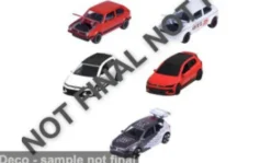 Majorette VW 5er Set: Golf GTI, weiss/rot, 1:64, Clearance