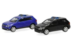 Herpa MiniKit VW 2er Set: Tiguan, blau/schwarz, 1:87, Outlet