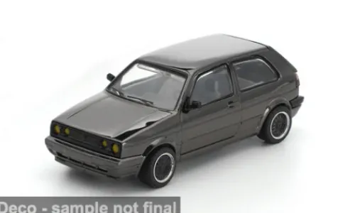 Pop Race VW Golf GTI MK2, anthrazit, 1:64, Discount