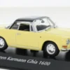 Maxichamps VW Karmann Ghia 1600, gelb/schwarz, 1966, 1:43, Best