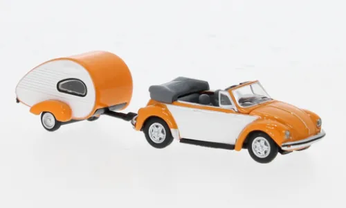 Schuco VW Käfer Cabriolet, orange/hellbeige, 1:87, Online