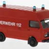 Brekina VW LT Hochraum-Kasten, 1985, Feuerwehr, 1:87, Best
