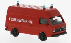 Brekina VW LT Hochraum-Kasten, 1985, Feuerwehr, 1:87, Best