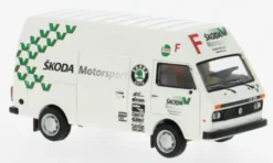 Brekina VW LT Hochraum-Kasten, 1985, Skoda Motorsport, 1:87,