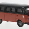 Brekina VW T1a Kombi, schwarz/rot, 1950, 1:87, Outlet