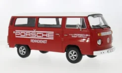 KK Scale VW T2b Bus, 1972, Porsche Renndienst, 1:18, Clearance