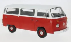 KK Scale VW T2b Bus, rot/weiss, 1972, 1:18,