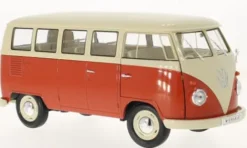 Welly VW T1, beige/hellrot, 1963, 1:18,
