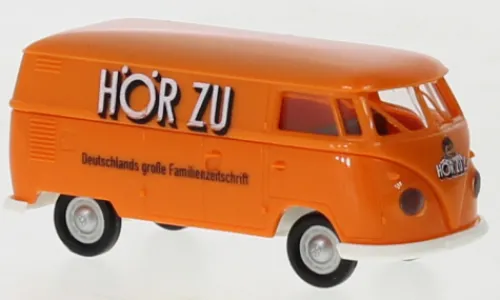 Brekina VW T1b Kasten HörZu, orange, 1960, Hörzu, 1:87, Hot
