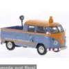 Cararama VW T1, blau/orange, Straßendienst, 1:43, Clearance