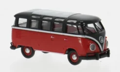 Brekina VW T1b Samba, schwarz/rot, 1960, 1:87, Hot