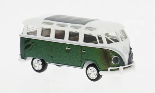 Brekina VW T1b Samba, weiss/dunkelgrün, 1960, 1:87, Sale