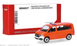 Herpa MiniKit VW T6.1 Bus, orange, 1:87,