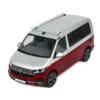 Ottomobile VW T6.1 California Ocean, silber/rot, 2021, 1:18, Sale