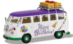 Corgi VW T1 Camper, weiss/Dekor, Happy Birthday, 1:43, Best