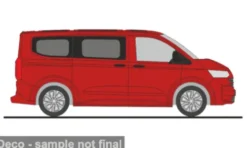 Rietze VW T7 Caravelle, rot, 1:87, Outlet