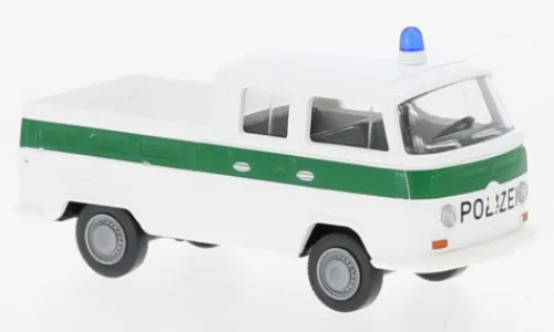 Wiking VW T2 Doppelkabine, 1967, Bereitschaftspolizei, 1:87, Hot