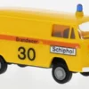 Brekina VW T2 Kasten, 1973, Brandweer Schipol, 1:87, Hot
