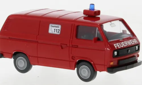 Wiking VW T3 Kastenwagen, 1981, Feuerwehr, 1:87, Clearance