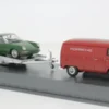 Schuco VW T1 Kastenwagen, rot/dunkelgrau, Porsche, 1:43, Discount