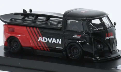 Lang Feng Model VW T1 Pick Up RWB, Advan, 1:64, Clearance