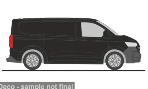 Rietze VW Transporter KR T7, schwarz, 1:87, Clearance