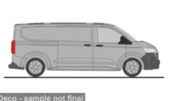 Rietze VW Transporter LR T7, hellgrau, 1:87, Discount