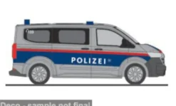 Rietze VW Transporter T7, Polizei (AT), 1:87, Hot