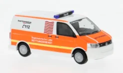 Rietze VW T5, 2010, Rettungsdienst Brandenburg, 1:87, New